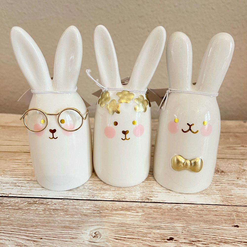 Target Bullseye Small Ceramic bunnies🌸